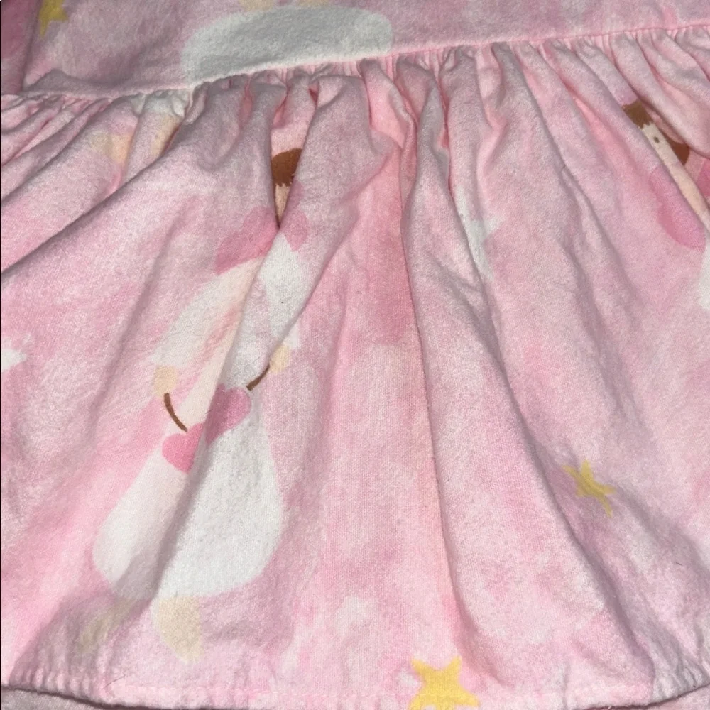 The Company Store Pink Princess Bedding Set Cotton Flannel Warm Girls Size Twin
